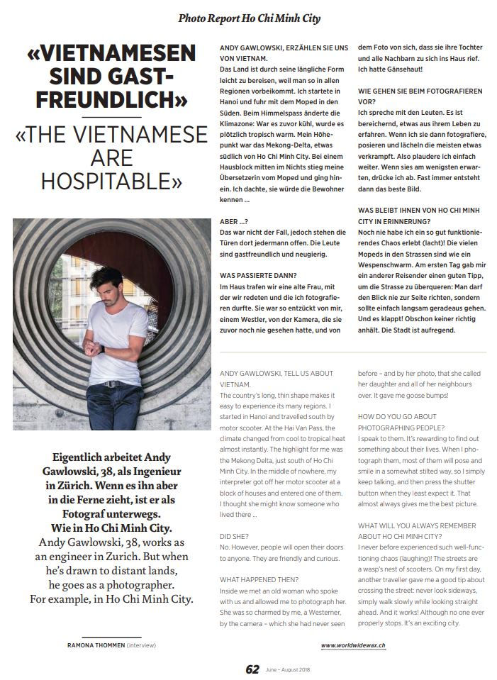 Interview Andy Gawlowski für Edelweiss Airlines
